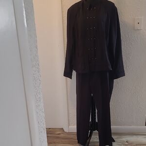 Alain Weiz Chic Black Women's Pantsuit